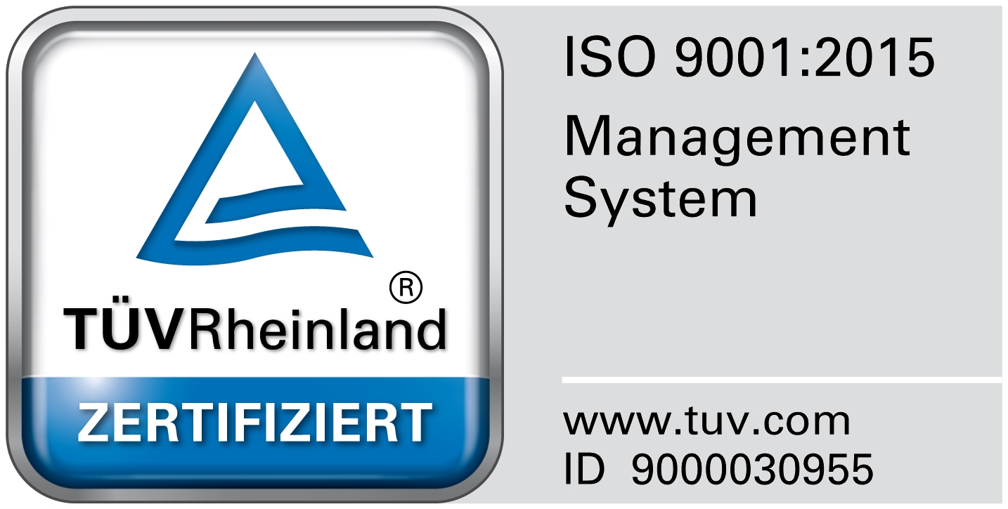 Zertifiziert von TÜV Rheinland